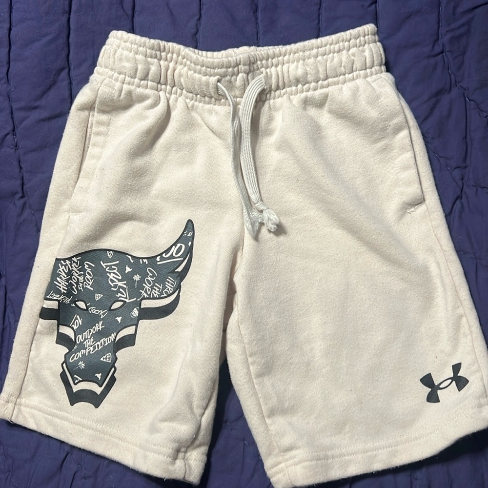 Under armour 2 different style cotton shorts size youth XS - Picture 2 of 10